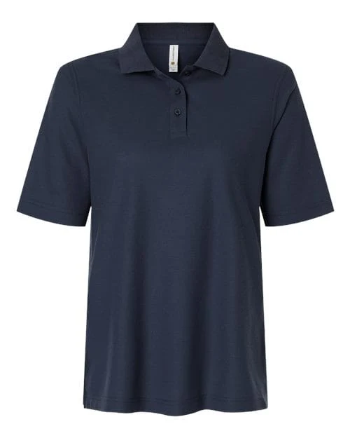 Harriton M105W Women's Maverick CVC Pique Polo - Image 5