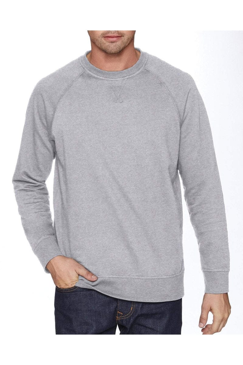Next Level N9000 Unisex French Terry Raglan Crew - Image 7