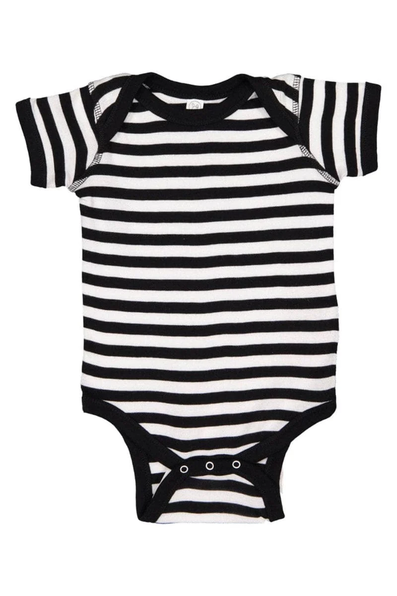 Rabbit Skins 4400 Infant Baby Rib Bodysuit, Traditional Colors - Image 4