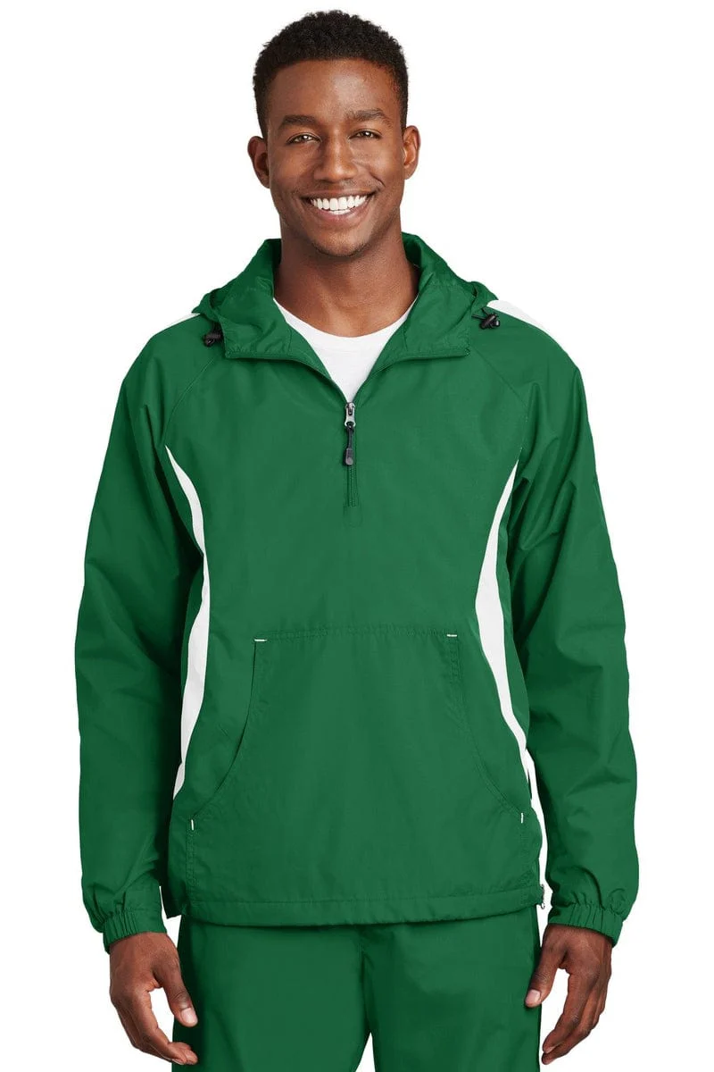 Sport-Tek JST63 Colorblock Raglan Anorak - Image 17