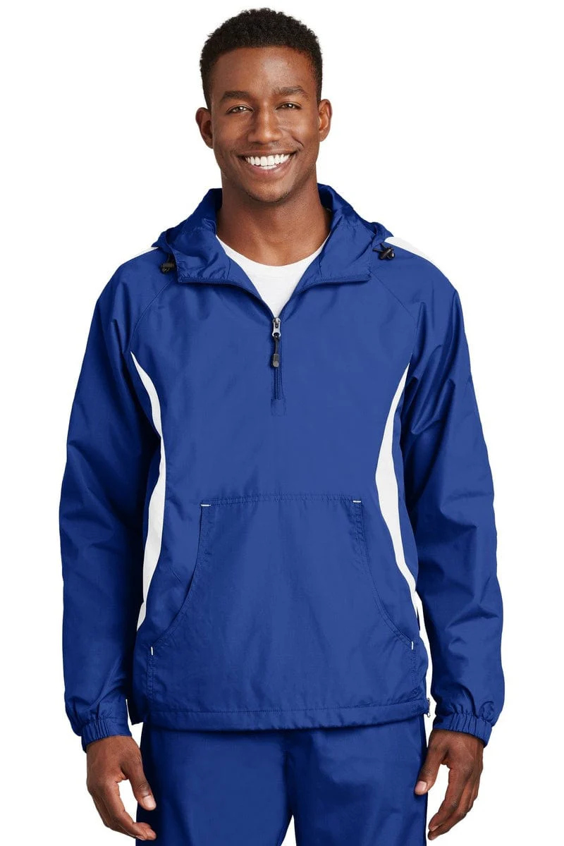 Sport-Tek JST63 Colorblock Raglan Anorak - Image 19
