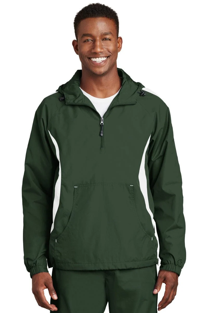 Sport-Tek JST63 Colorblock Raglan Anorak - Image 23