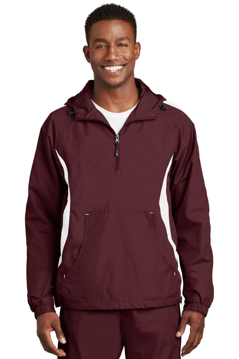 Sport-Tek JST63 Colorblock Raglan Anorak - Image 24