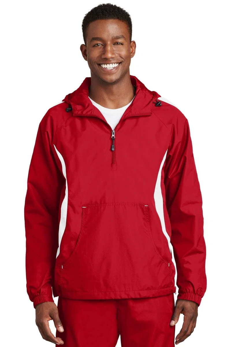 Sport-Tek JST63 Colorblock Raglan Anorak - Image 28