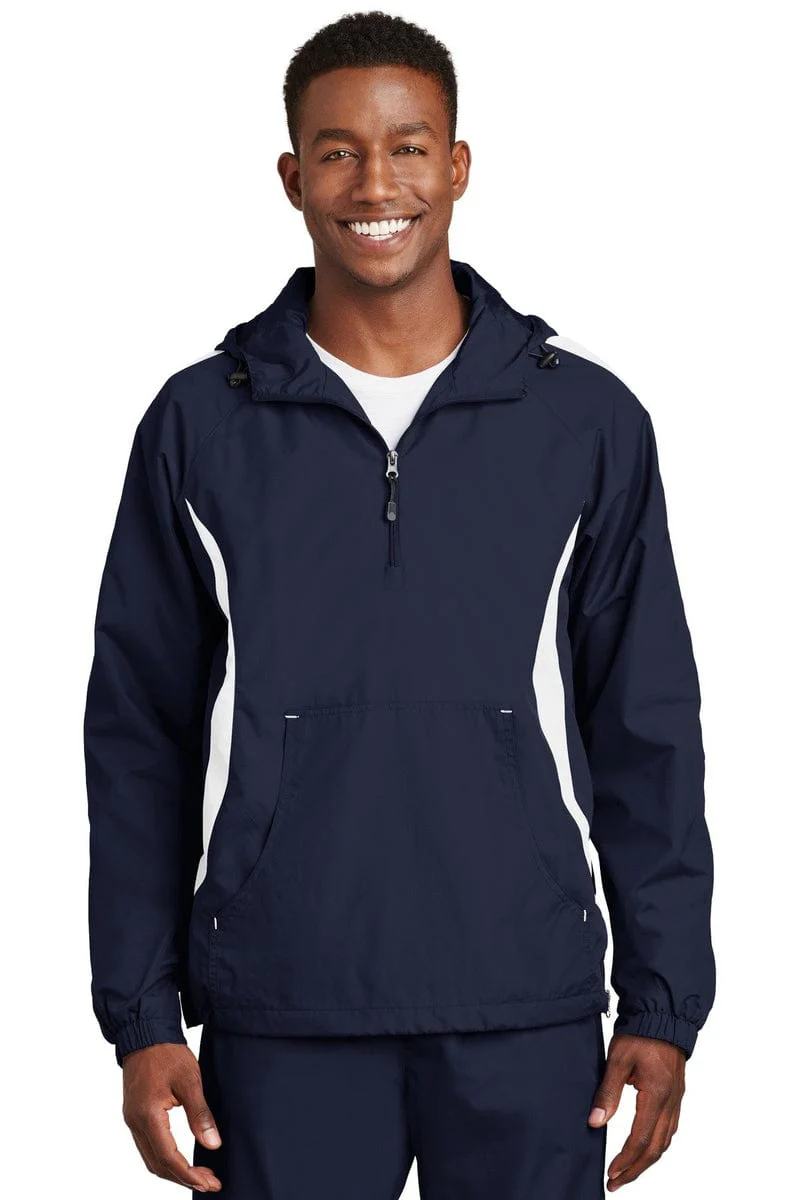 Sport-Tek JST63 Colorblock Raglan Anorak - Image 34