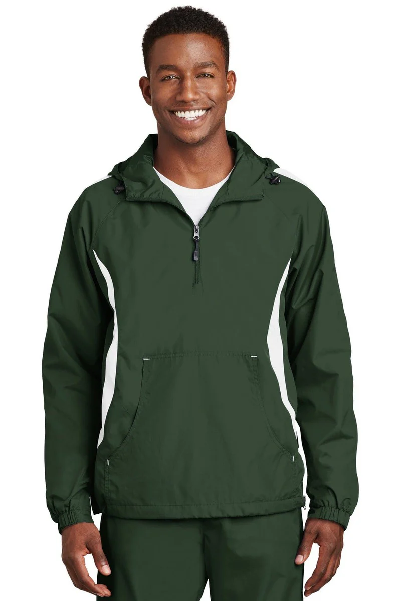 Sport-Tek JST63 Colorblock Raglan Anorak - Image 65