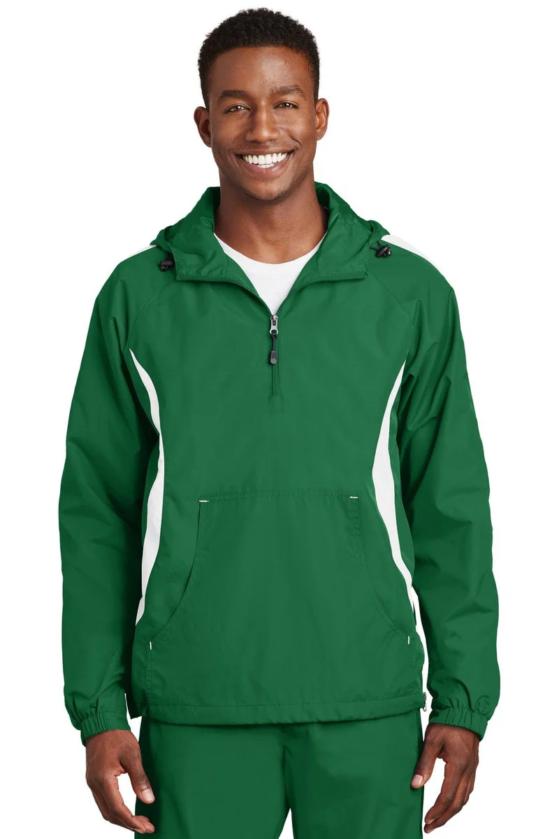 Sport-Tek JST63 Colorblock Raglan Anorak - Image 66