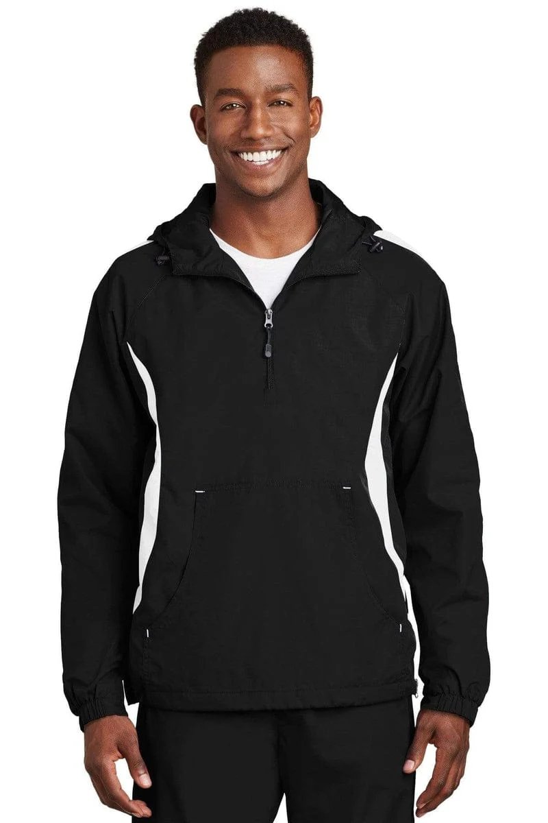 Sport-Tek JST63 Colorblock Raglan Anorak - Image 8
