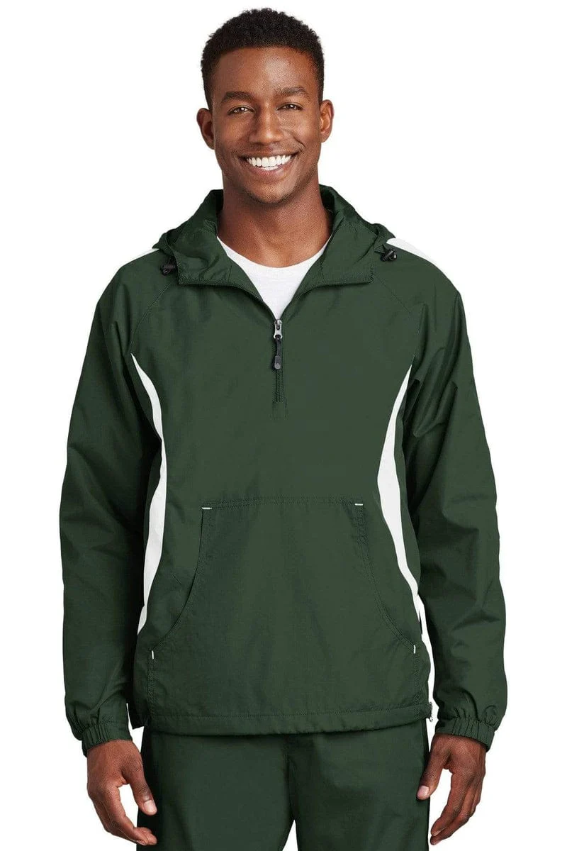 Sport-Tek JST63 Colorblock Raglan Anorak - Image 9