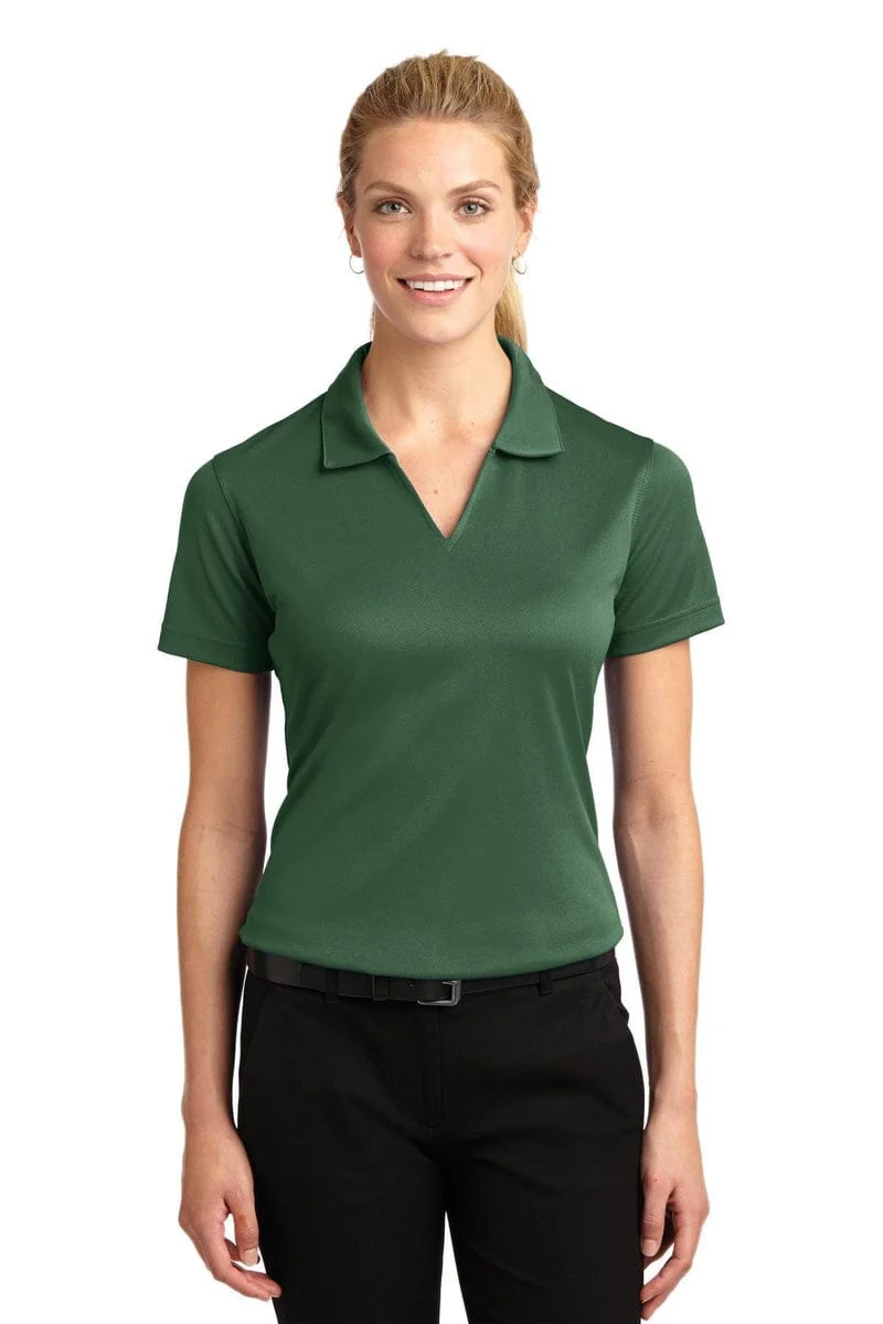Sport-Tek Ladies Dri-Mesh V-Neck Polo. L469, Basic Colors - Image 66