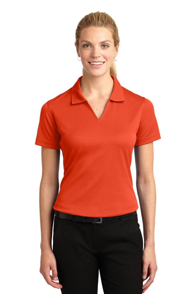 Sport-Tek Ladies Dri-Mesh V-Neck Polo. L469, Basic Colors - Image 78