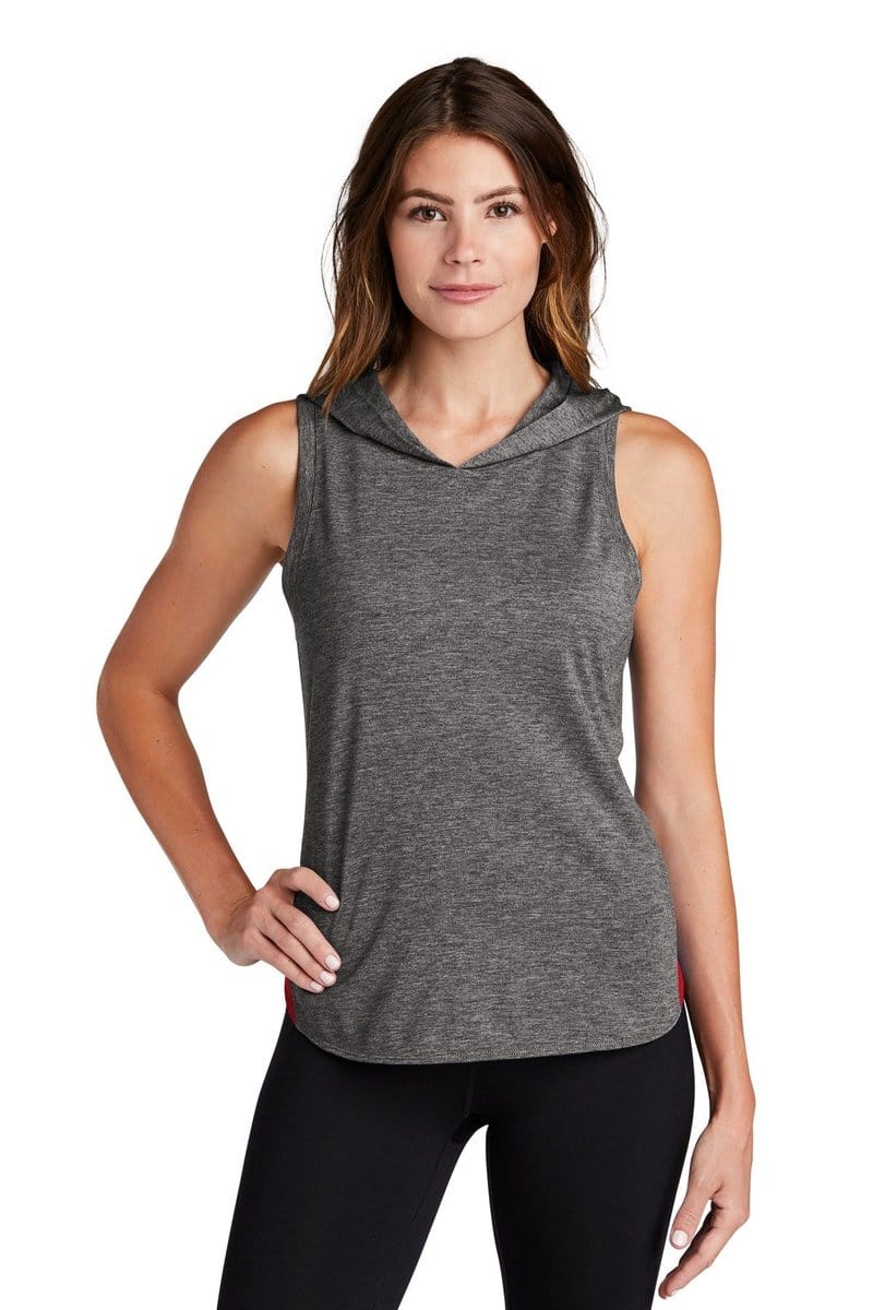 Sport-Tek LST410 Ladies PosiCharge Tri-Blend Wicking Draft Hoodie Tank - Image 17