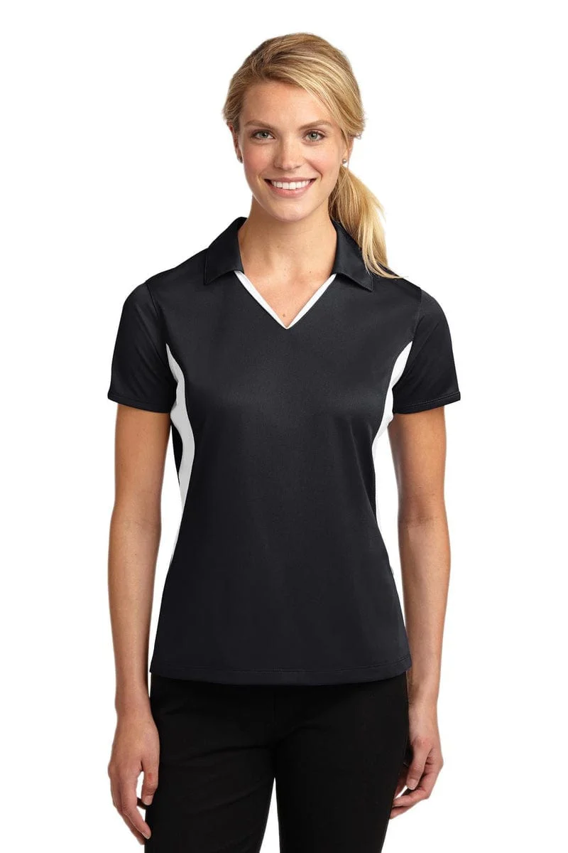 Sport-Tek LST655 Ladies Side Blocked Micropique Sport-Wick Polo - Image 11