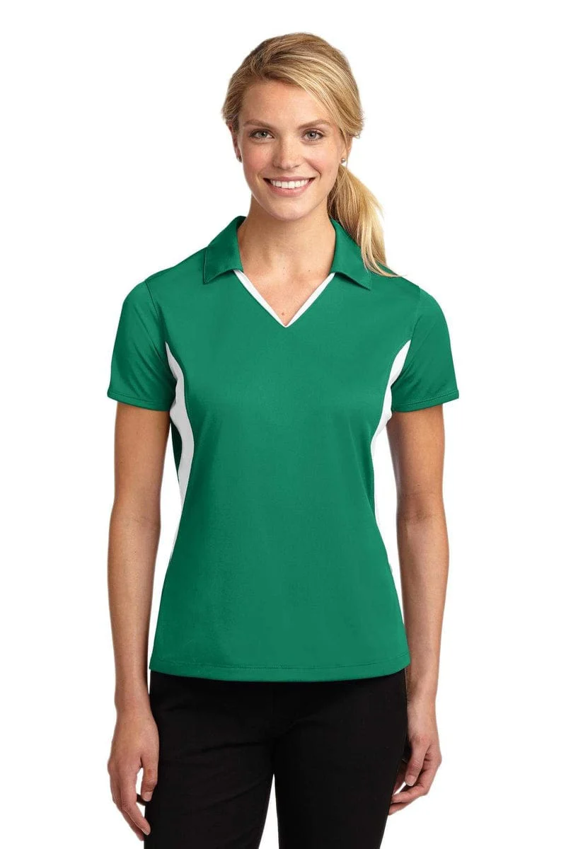 Sport-Tek LST655 Ladies Side Blocked Micropique Sport-Wick Polo - Image 4