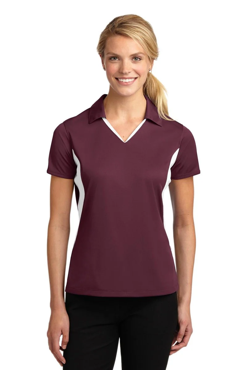 Sport-Tek LST655 Ladies Side Blocked Micropique Sport-Wick Polo - Image 54