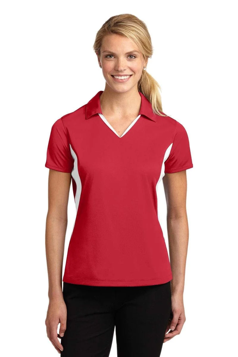 Sport-Tek LST655 Ladies Side Blocked Micropique Sport-Wick Polo - Image 9