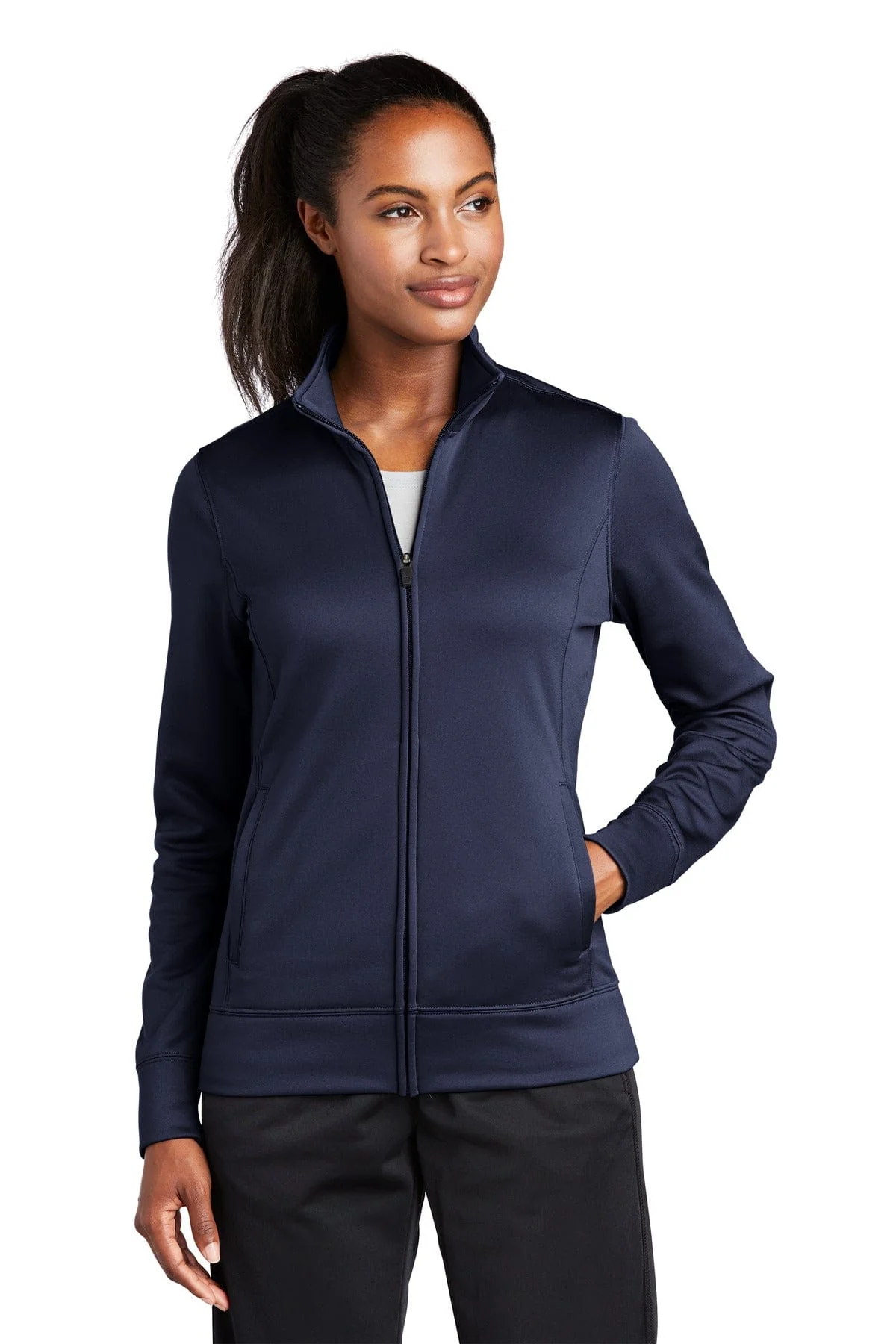 Sport-Tek LST241 Ladies Sport-Wick Fleece Full-Zip Jacket - Image 45