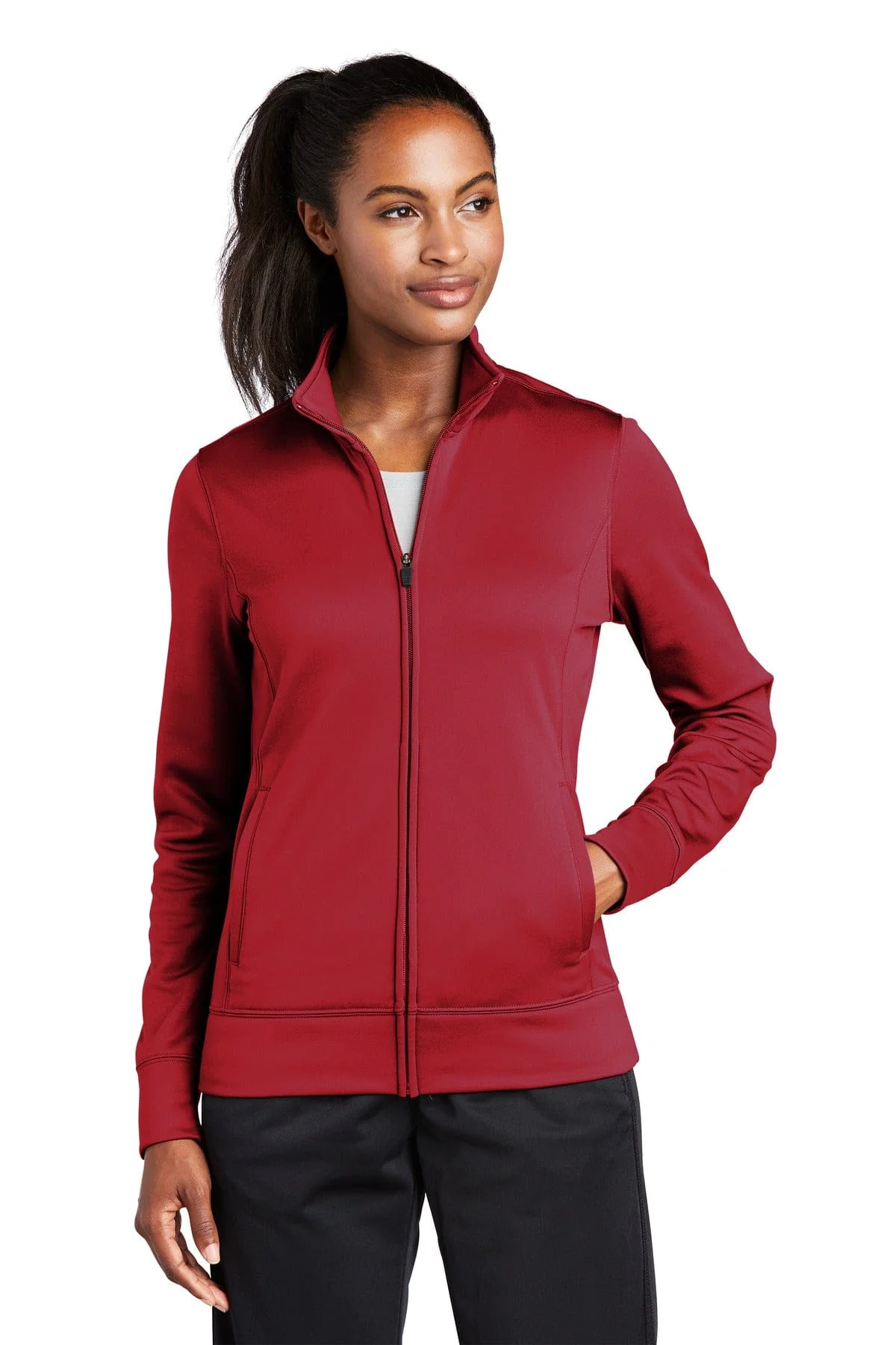 Sport-Tek LST241 Ladies Sport-Wick Fleece Full-Zip Jacket - Image 47