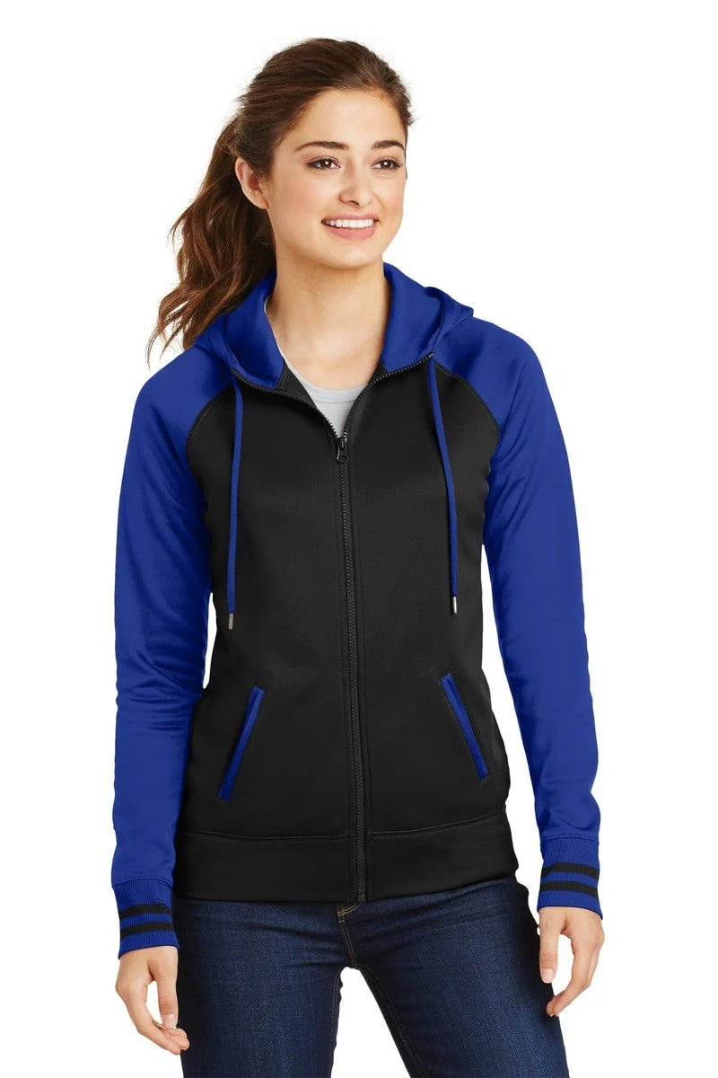 Sport-Tek LST236 Ladies Sport-Wick Varsity Fleece Full-Zip Hooded Jacket - Image 27