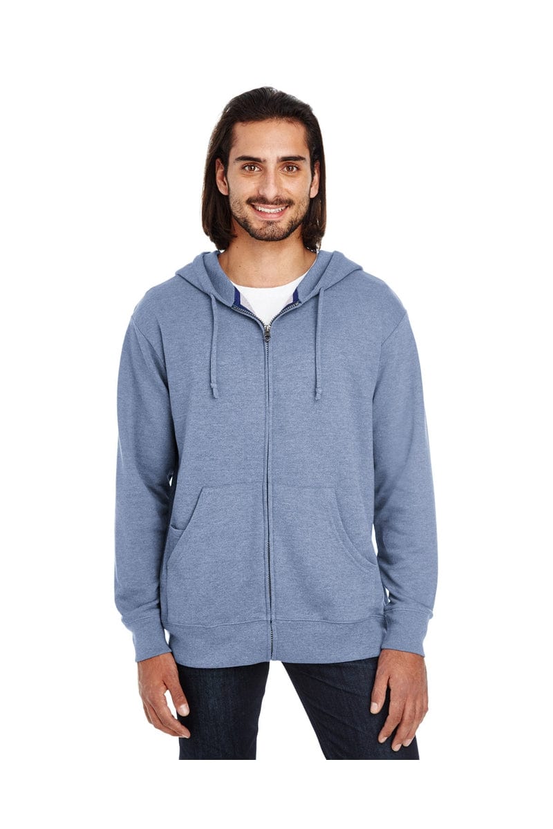 Threadfast Apparel 321Z Unisex Triblend French Terry Full-Zip - Image 10