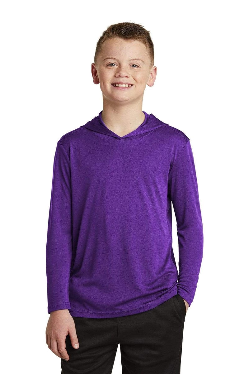 Sport-Tek YST358 Youth Hooded Shirt - Image 24