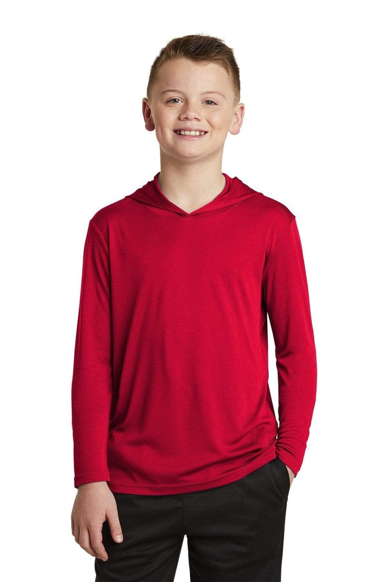 Sport-Tek YST358 Youth Hooded Shirt - Image 41