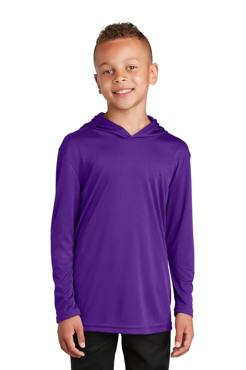 Sport-Tek YST358 Youth Hooded Shirt - Image 65