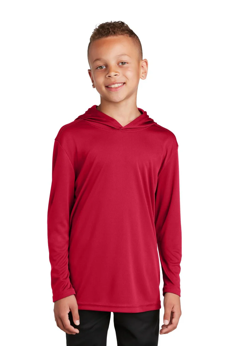 Sport-Tek YST358 Youth Hooded Shirt - Image 69