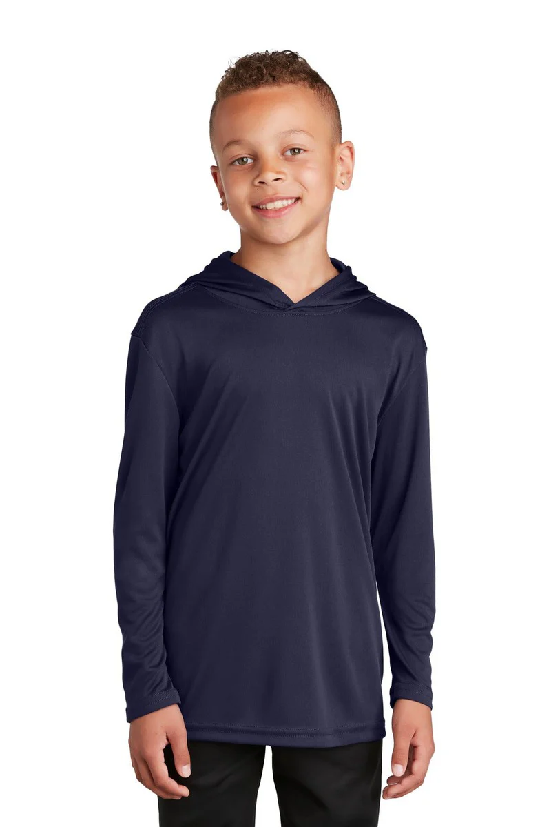Sport-Tek YST358 Youth Hooded Shirt - Image 74
